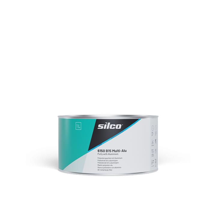 6150 B15 Multi-Alu masilla de poliéster con aluminio