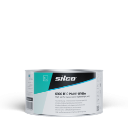 6100 B10 Multi-White masilla de poliéster semiligera de alto rendimiento blanca