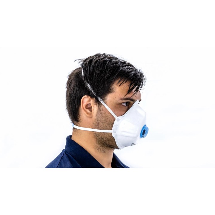 MAS 35 mascarilla antipolvo FFP3 con válvula - 10 uds.