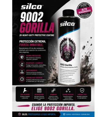 9002 Gorilla antigravilla 2K negro