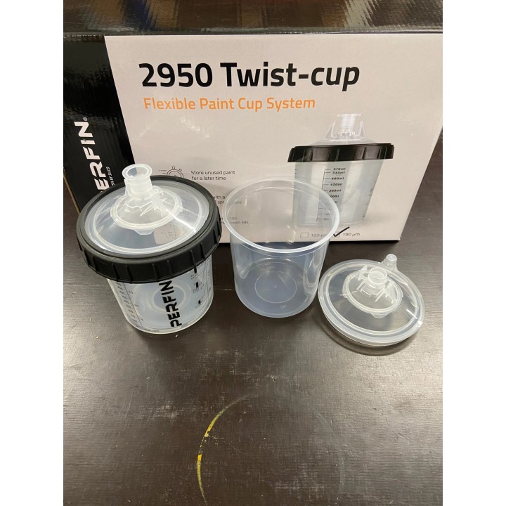 2950 Twist-Cup Sistema de vaso flexible para pintura