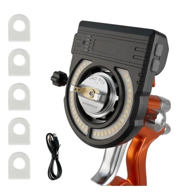 DPA PLT-01 Linterna LED para pistola de pintura con sistema de luz Ring Universal