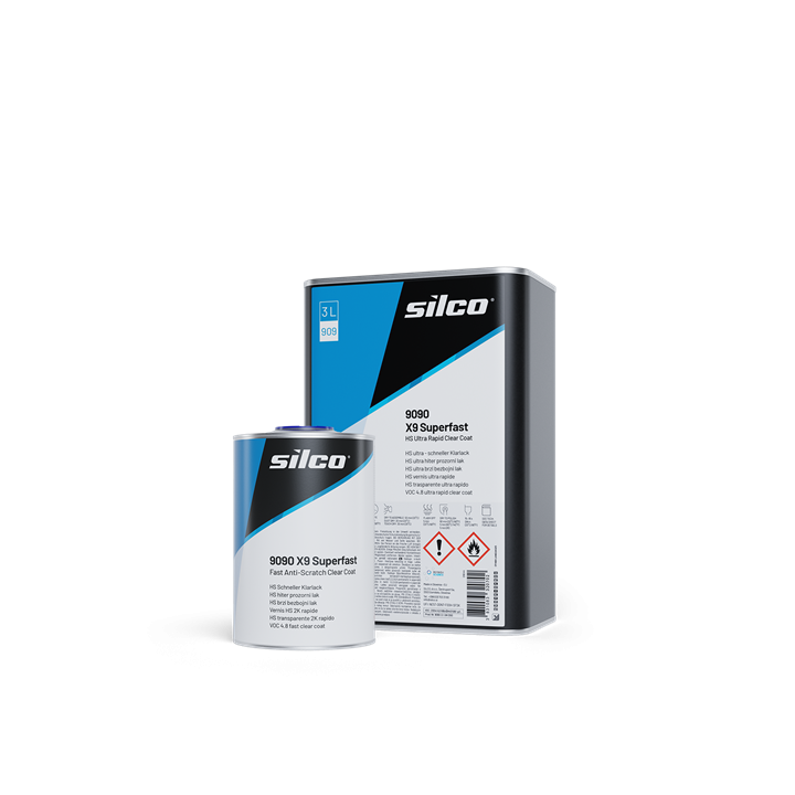 Barniz Rápido Silco 9090 X9 Superfast HS Kit 4L | Colorauto