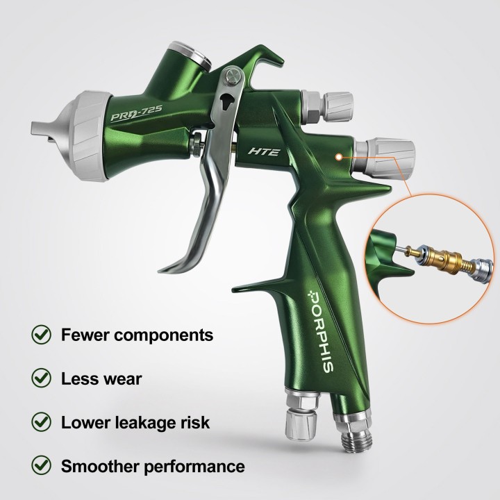 Pistola de Pintar Profesional DPA PRD 725 HTE Porphis | Colorauto Aimar