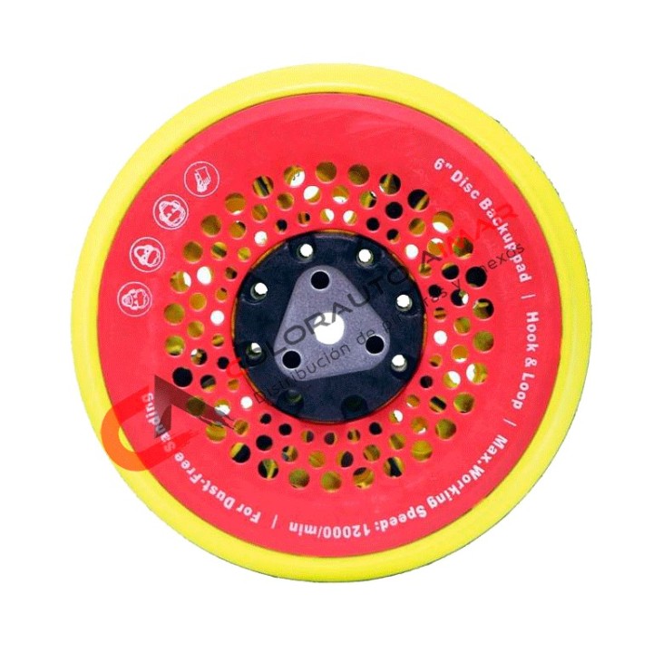 11-0902 Plato velcro multiagujeros