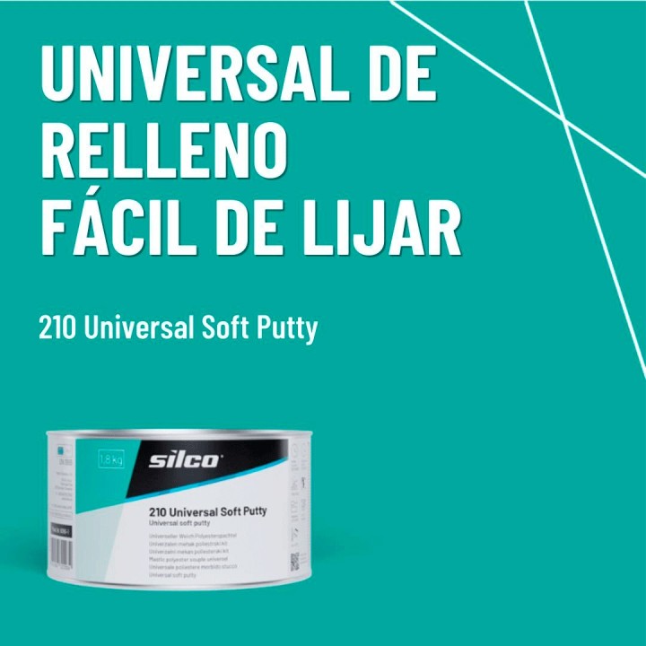 0210 Universal soft putty masilla de poliéster