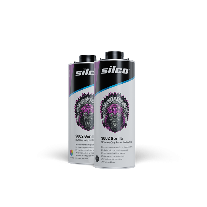 Silco 9002 Gorilla Antigravilla 2K Negro 600ml | Colorauto